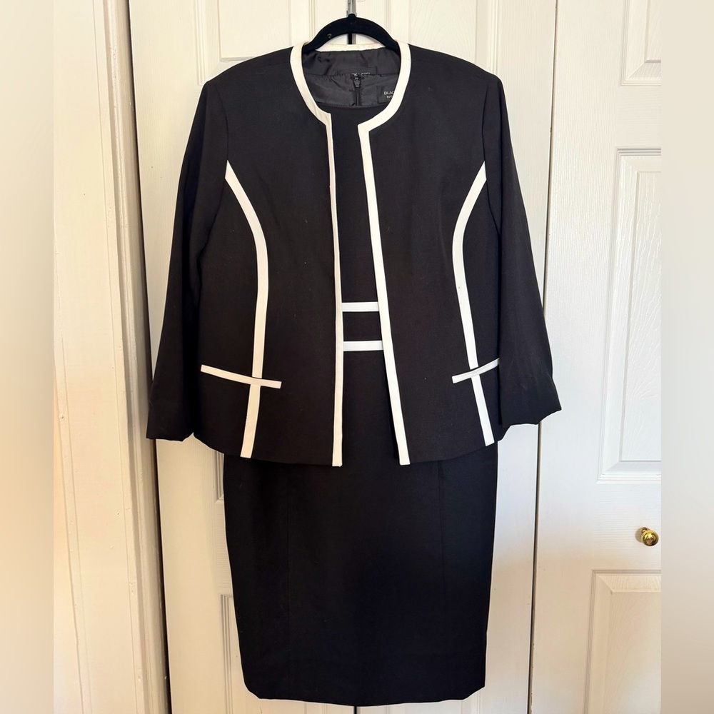 Black Label Dress (sz 14) and Blazer (sz 16) Set